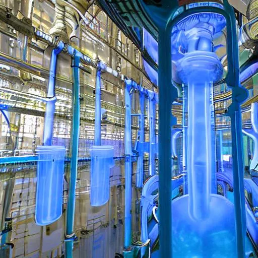 Prompt: cherenkov radiation