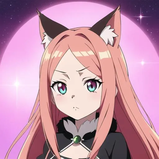 Prompt: anime portrait of a {character}, anime eyes, beautiful intricate {color} hair, shimmer in the air, symmetrical, in re:Zero style, concept art, digital painting, looking into camera, square image chocolate flavor ice cream cat chibi adorable furry