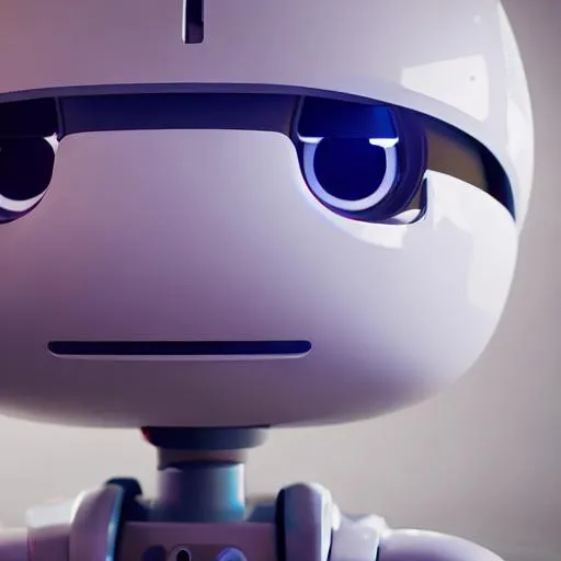 Prompt: a realistic photo of a cute robot, hyperdetailed 8k ultradetail cinematic
