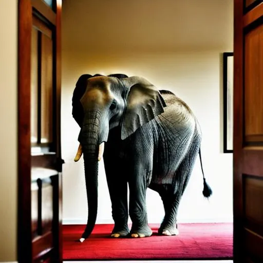 Prompt: The elephant in the room