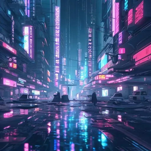 Prompt: Cyberpunk city anime realistic 4k