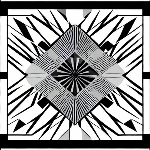 Prompt: geometric art deco
