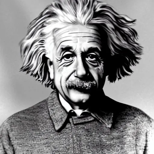 cartoon albert einstein | OpenArt