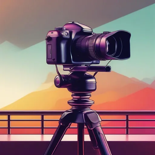 Prompt: side on the view point of view camera 2d illustration adobe, high quality triadic colors, ambient lighting