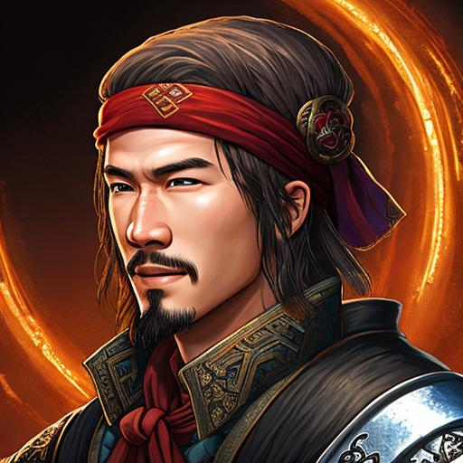 Portrait of a crazed asian bard baldur's gate player... | OpenArt