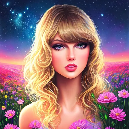 a painting of a woman who looks like Taylor Swift, f... | OpenArt