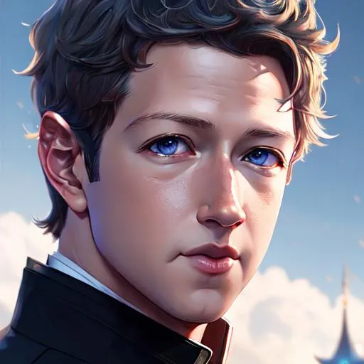 Prompt: 64K, centered position Full body of Mark Zuckerberg, Mobile Legend, perfect eyes, grey hair, symmetrical, lighting, detailed face, by makoto shinkai, stanley artgerm lau, wlop, rossdraws, concept art, digital painting, looking into camera, intricate ornament on his suit, castle background, colorful ambient, colorfull, HDR, 64K