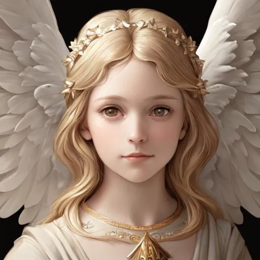 Prompt: A portrait of a angel, 8k, highly detailed