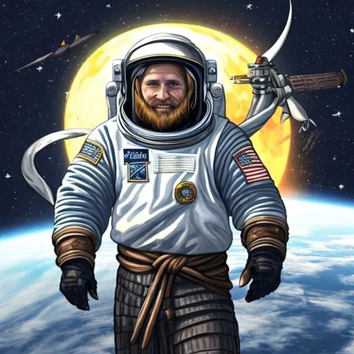 Prompt: Viking astronaut 