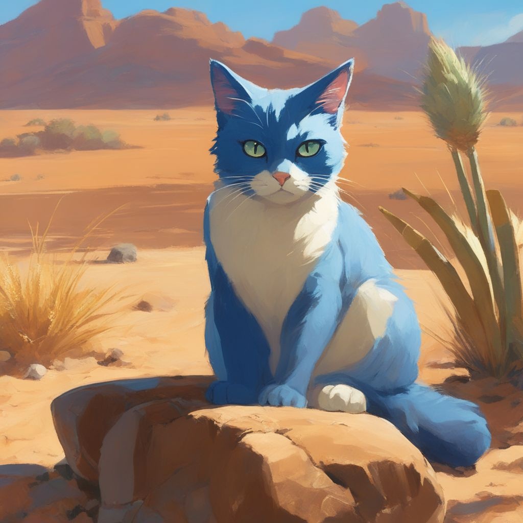 ArtStation - Smurf Cat Fanart by Joceima