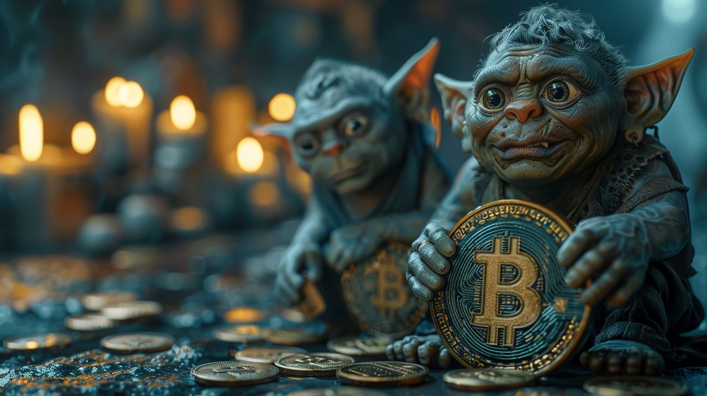 Prompt: goblins mining crypto currency