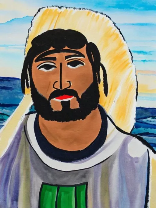 Prompt: A painting of Yahweh 