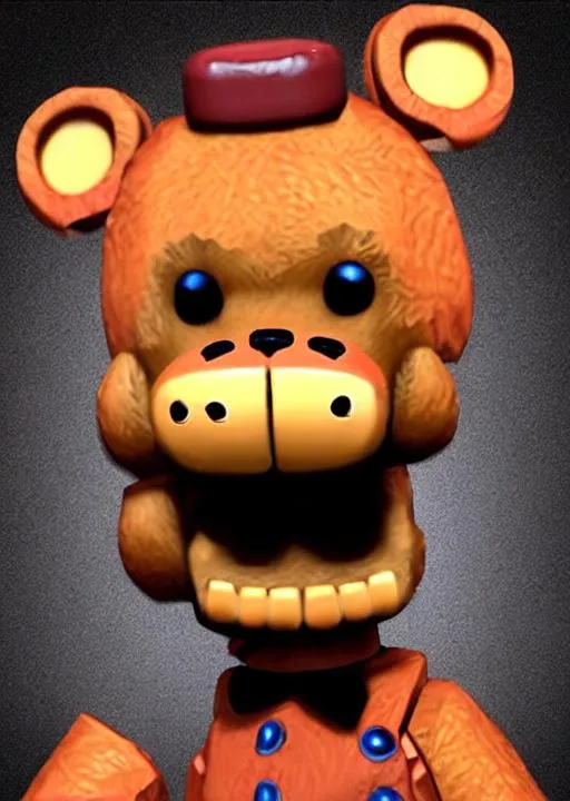 freddy fazbear from five nights at freddys brown ani