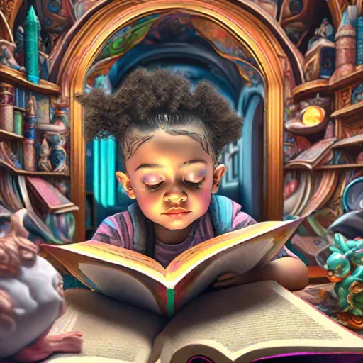 Magic of reading | OpenArt