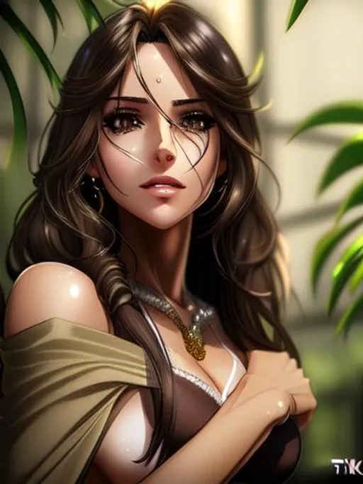 Prompt: semi-realistic anime girl, skin highlights, hair highlights, sweat,
blushing, movie scene, adult researcher, glamour, cleavage,
wonderful face, very detailed face, extremely detailed face, highly detailed face, soft smile, happy,
perfect face, perfect eyes, perfect teeth, perfect body, perfect anatomy, beautiful body, trending on instagram, trending on tiktok, trending on artstation, trending on cgsociety, white sclera,
photorealistic, masterpiece, cinematic, 16k artistic photography, epic, drama, 
romance, glamour, beauty, 
cinematic lighting, dramatic lighting, insanely detailed, soft natural volumetric cinematic lighting, award-winning photography, rendering, hd, high definition, 
highly detailed