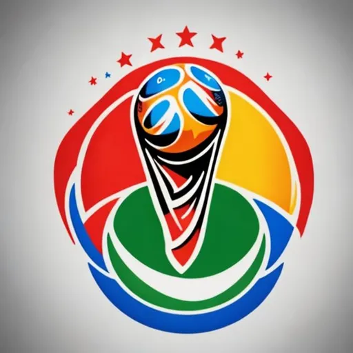 Prompt: Make the  world cup logo from scratch


