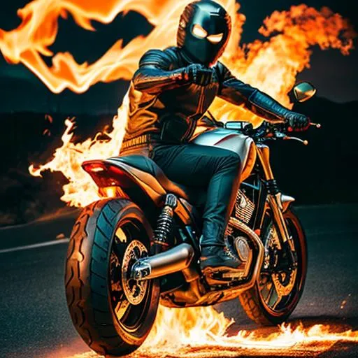 RAW photo, realistic photo of Marvel's Ghostrider, (... | OpenArt