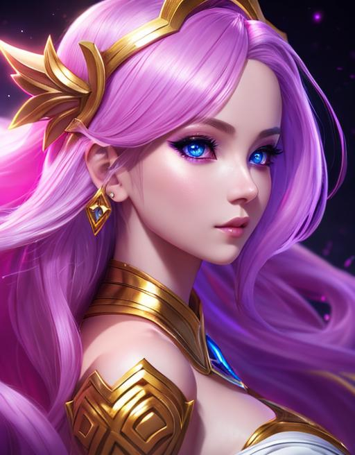 full body portrait of lux from league of legends ski... | OpenArt