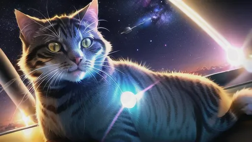 Prompt: Cat Astronaut, In space, 8K resolution, dynamic lighting, Photorealistic, twilight, Space, Spacescape, spacecore