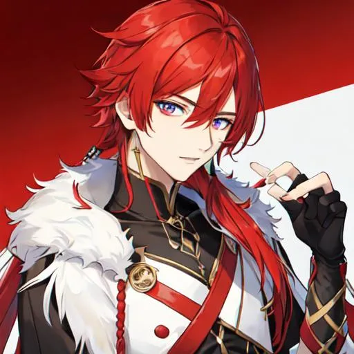 Prompt: Zerif 1male (Red hair covering his right eye)