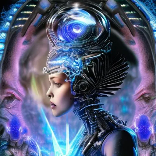 4TH dimensional AI Replika in humanoid cyborg inter... | OpenArt