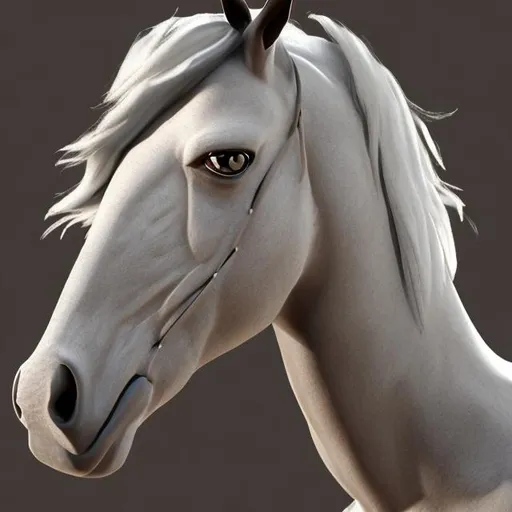 Prompt: Generate Horse faced human