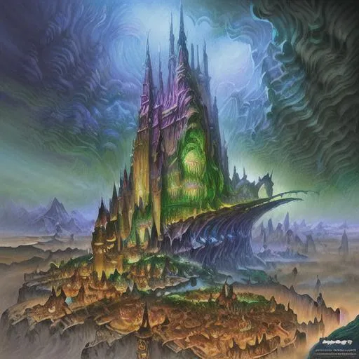 Prompt: hyperdetailed color four gigantic towers in small fantasy village, action shot,

precise hard pencil strokes, thick and hard pencil outline, precise brushstrokes,

fantasy concept art style, inspired by final fantasy art, adventure, inspiring, heroic fantasy art
