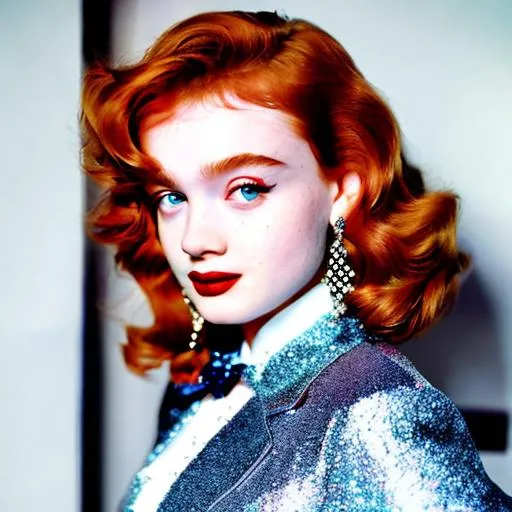 Prompt: Sadie sink as Marylin Monroe