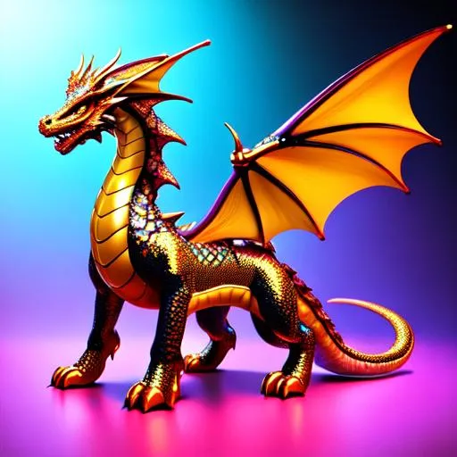 Prompt: Full body of a four-legged quadrupedal smooth skinned and scaleless colorful latex textured dragon, very glossy and shiny, reflective, perfect composition, hyperrealistic, super detailed, 8k, high quality, trending art, trending on artstation, sharp focus, studio photo, intricate details, highly detailed, Trending on Artstation, Cozy wallpaper, Pastel colors, soft lighting