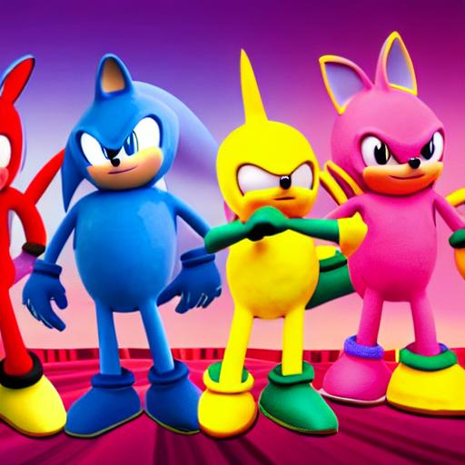 Sonic Teletubbies | OpenArt