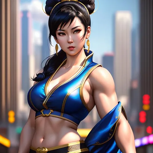 Prompt: Full body capture of Chun Li hair color black, detsroyed city, perfect composition, hyperrealistic, super detailed, 8k, high quality, trending art, trending on artstation, sharp focus, studio photo, intricate details, highly detailed, by greg rutkowski
