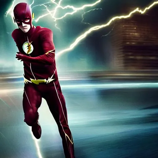 Prompt: The Flash Running
