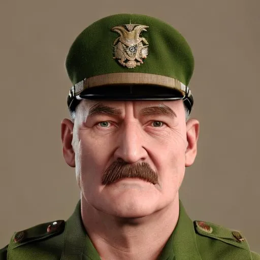 Prompt: Sgt. Slaughter
