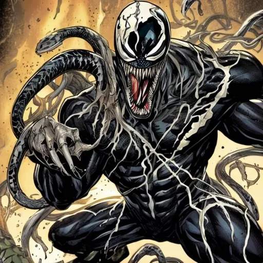 Prompt: Venom vs anti Venom