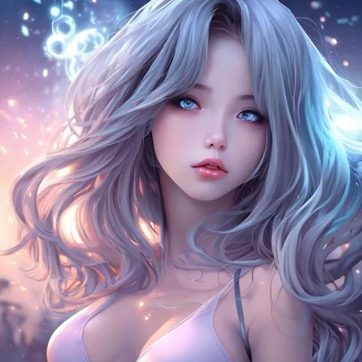 Prompt: Digital art, semi realistic, anime woman, beautiful, gorgeous