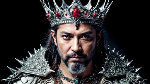 Prompt: Insanely detailed face portrait photography of a majestic Sinister fierce Zombie King wearing filigree bone jewel armour and an ultrarealistic crown made of bones and thorns, intricate and hyperdetailed painting by Ismail Inceoglu Huang Guangjian and Dan Witz CGSociety ZBrush Central fantasy art album cover art 4K 64 megapixels 8K resolution HDR sharp focus zombiecore aetherpunk