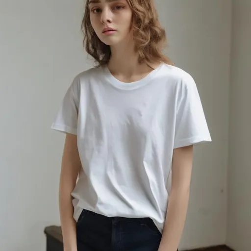 a white t-shirt | OpenArt
