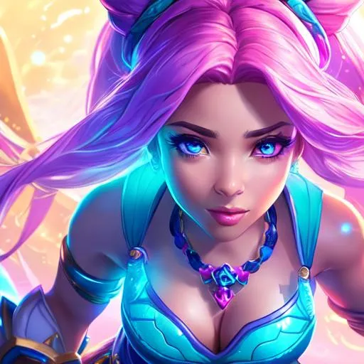 Prompt: Zoe from league of legends new skin, insanely detailed, highly detailed, perfect composition, full body, splash art



