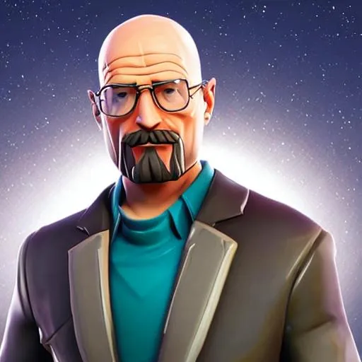 Prompt: Fortnite walter white