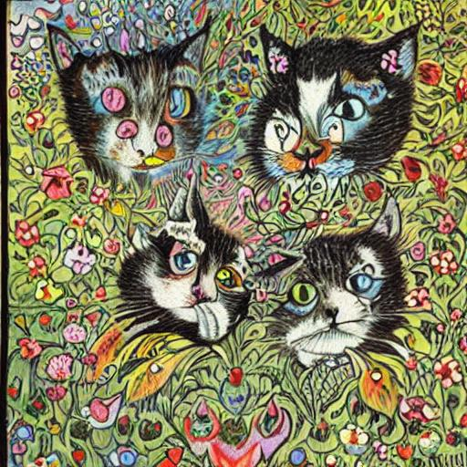 Louis wain’s cats | OpenArt