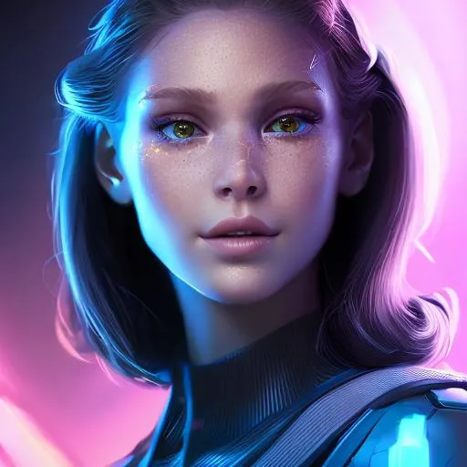 Prompt: 3d avatar modern futuristic front facing portrait high resolution 4k hd 