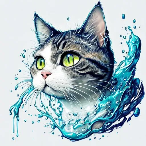 Prompt: Splash Art, a profile cat, cute, moustache, thin, lack and white, coloring pages for adult, thick lines, Muscles And Movement, Charging, hyperdetailed Intricately Detailed, Fantastical, 
Intricate Detail, Splash Screen, Liquid, Gooey, Slime, Splashy, Fantasy, Concept Art, Complex Background, Intricate Detailed, Fantasy, 
Concept Art, Digital Art, Intricate, Insanely Detailed, 4k Resolution, Dramatic, Fantasy, Concept Art,