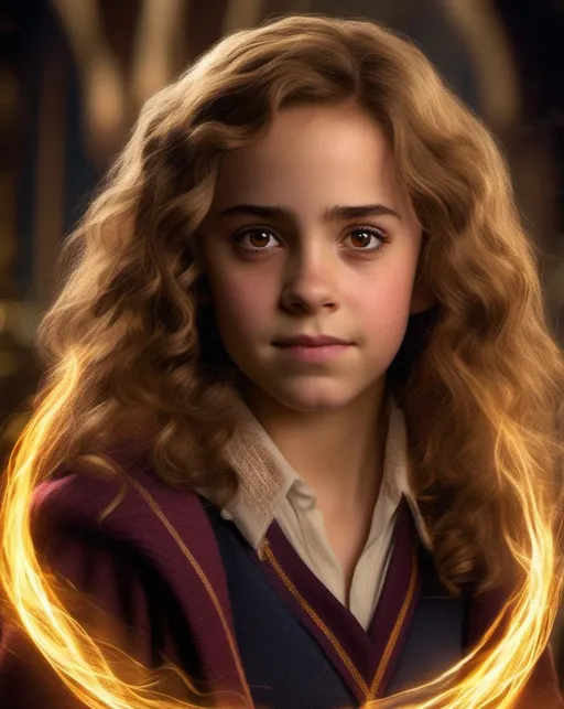Illuminate Hermione Granger in a character redesign...