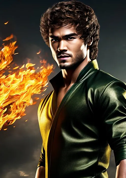 Prompt: High-resolution hyperrealistic photo of iron fist danny rand merged with xu shang-chi, photorealistic, highly detailed, uhd, hdr, 64k