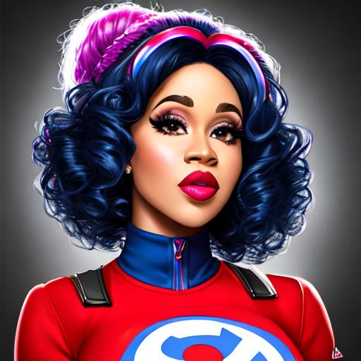 Cardi. B As A Superhero, Hyper Realistic | OpenArt