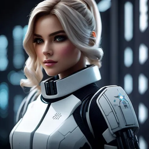 Prompt: create beautiful fictional female elite space soldier from future, extremely, detailed environment, detailed background, intricate, detailed skin, natural colors , professionally color graded, photorealism, 8k, moody lighting


