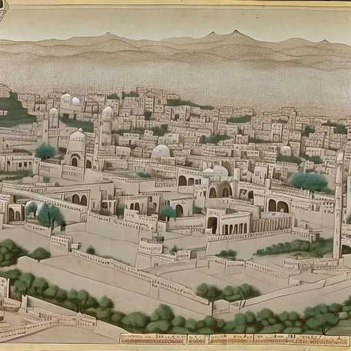 Prompt: Madina in nabi's age