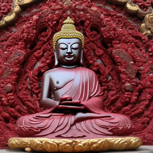 Prompt: ruby buddha
