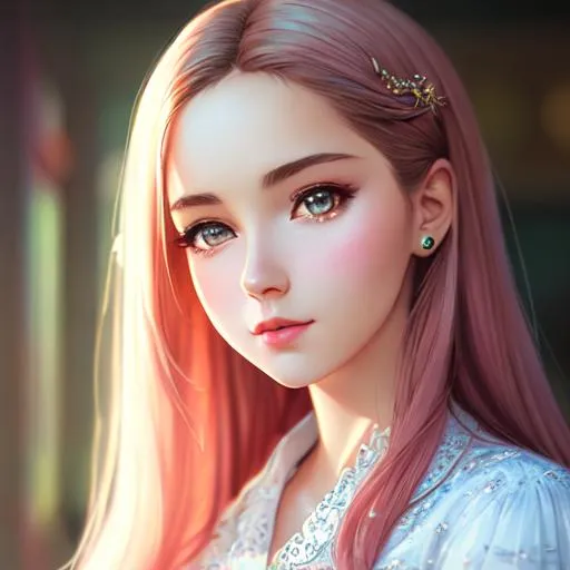 Prompt: Girl, Super realistic, hyperrealism, anime art concept, cartoon art concept, WLOP, Intricately Detailed, Magic, 8k Resolution, VRAY, HDR, Unreal Engine, Vintage Photography, Beautiful, Tumblr Aesthetic, Retro Vintage Style, Hd Photography, Beautiful Watercolor Painting, Realistic, Detailed, Painting By Olga Shvartsur, Svetlana Novikova, Fine Art, Soft Watercolor,  Extreme Detail, Digital Art, 8k Ultra Hd, Mixed Media