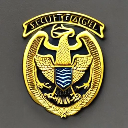 Prompt: security eagle trust badge company